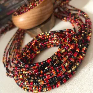 Resilient Heart Handcrafted Waist Bead - Tie On Strand