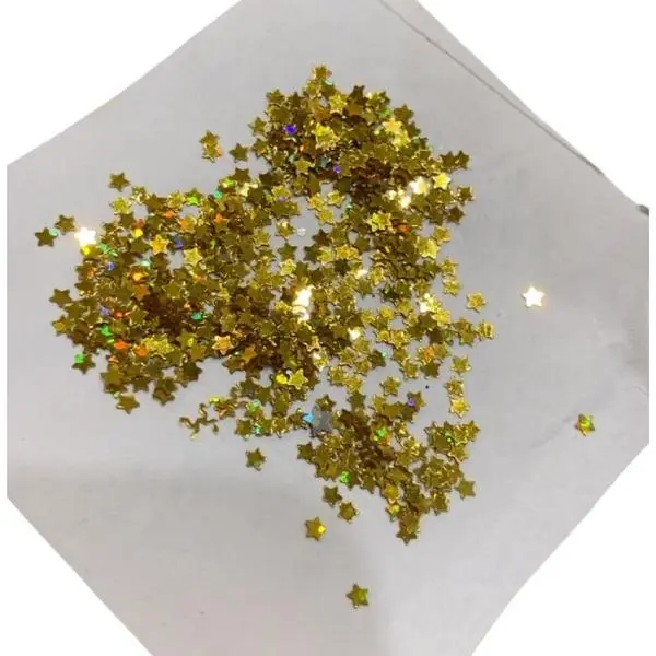 Gold stars glitters