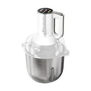 BEAR Dual Bowl Food Processor & Dough Maker - 2.5L Chopper, 3.5L Mixer, Low Noise, Easy Clean, Kitchen Appliance CH-5L05G48