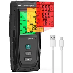 3 in 1 EMF Detector, Electromagnetic Field  Detector for EF, RF, MF, WiFi,5G Signal,Triple  Modes, Type-C , EMF Meter for Home, Office, and Paranormal Investigation