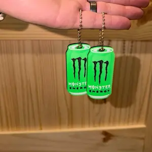 Green Monster Energy Keychain Can Opener