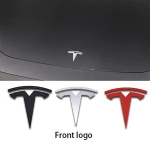 Tesla Decoration Car Emblem, High-Quality Luxury Decorative Badge, Exterior Modification Accessory, Elegant Craftsmanship, Enhance Vehicle Elegance, Luxurious Finish, Automotive Enhancement