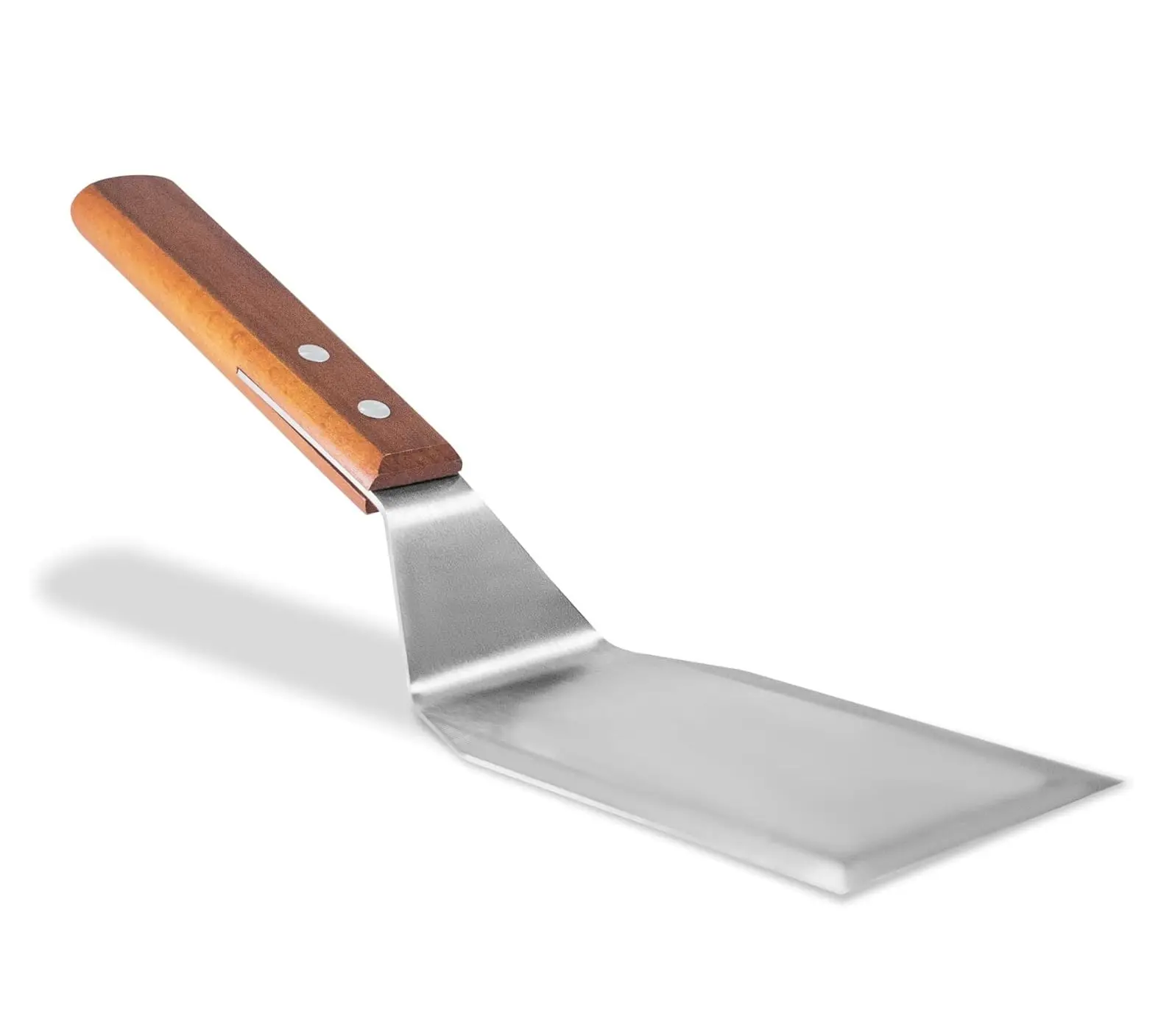 Metal Spatula for Cast Iron Skillet Grill Stainless Steel Spatula for Burger, Fish Turner Griddle Spatula, Spachulas Egg Flipper, Flat Top Metal Spatula for Cooking BBQ