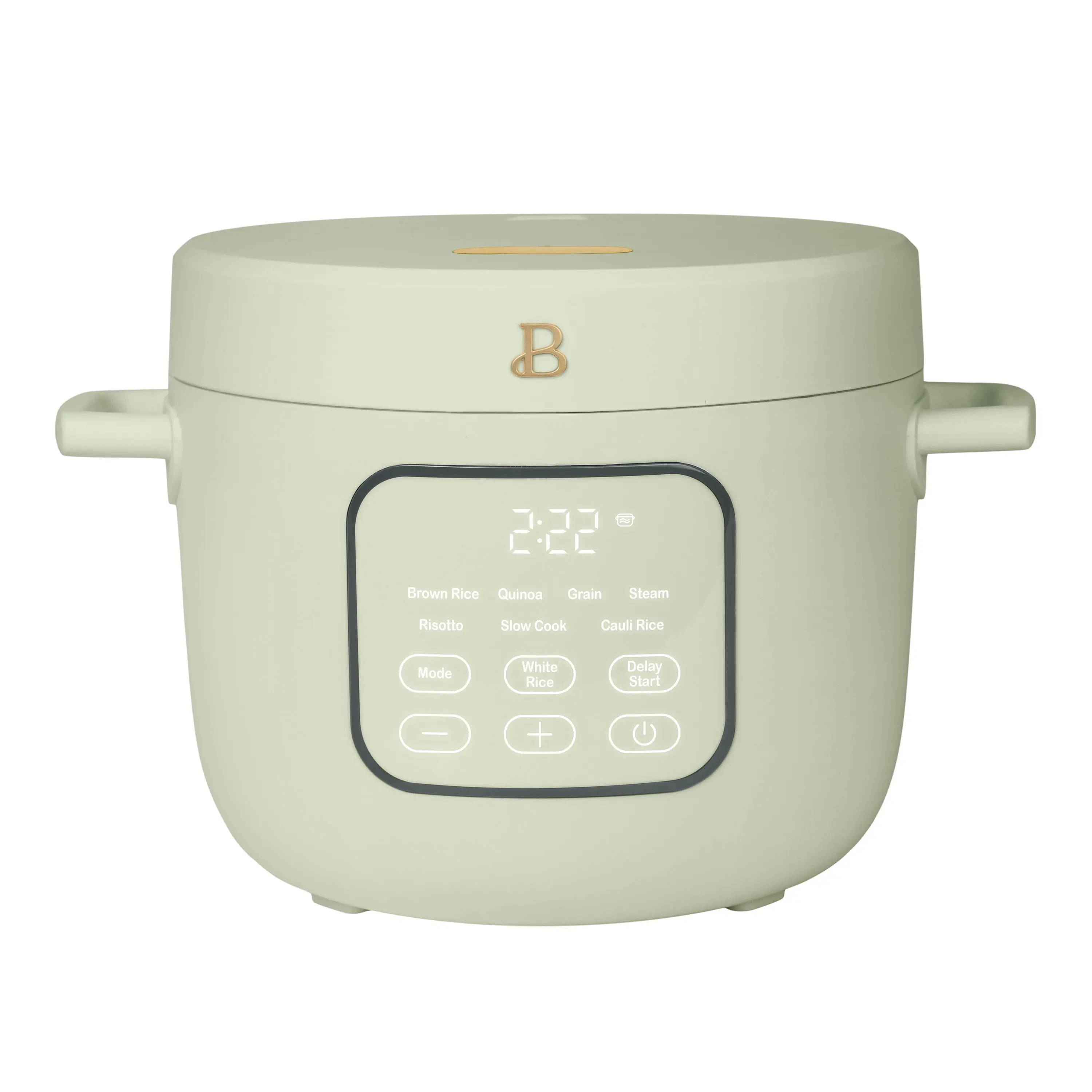 Beautiful 14-Cup Rice & Grain Cooker, EverGood Ceramic Nonstick Coating with 8 Presets, Family Size Electric Cooker for Rice, Quinoa & Grains, Smart Kitchen Appliance