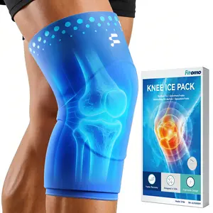 Fitomo Knee Ice Pack Wrap Knee Brace Hot & Cold Therapy – Experience 360° Compression Enhanced by Advanced 3D Cooling Gel – Reusable Support for Knee Pain Relief, Swelling Reduction & Faster Recovery