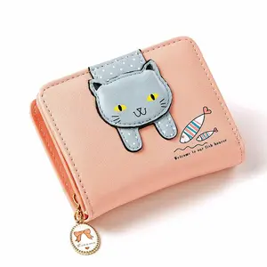 Wallet Women Purse Cute  Anime Wallet  Portable Small Luxury Wallets for Women Clutch Bag Carteras Para Mujer Coin Pocket