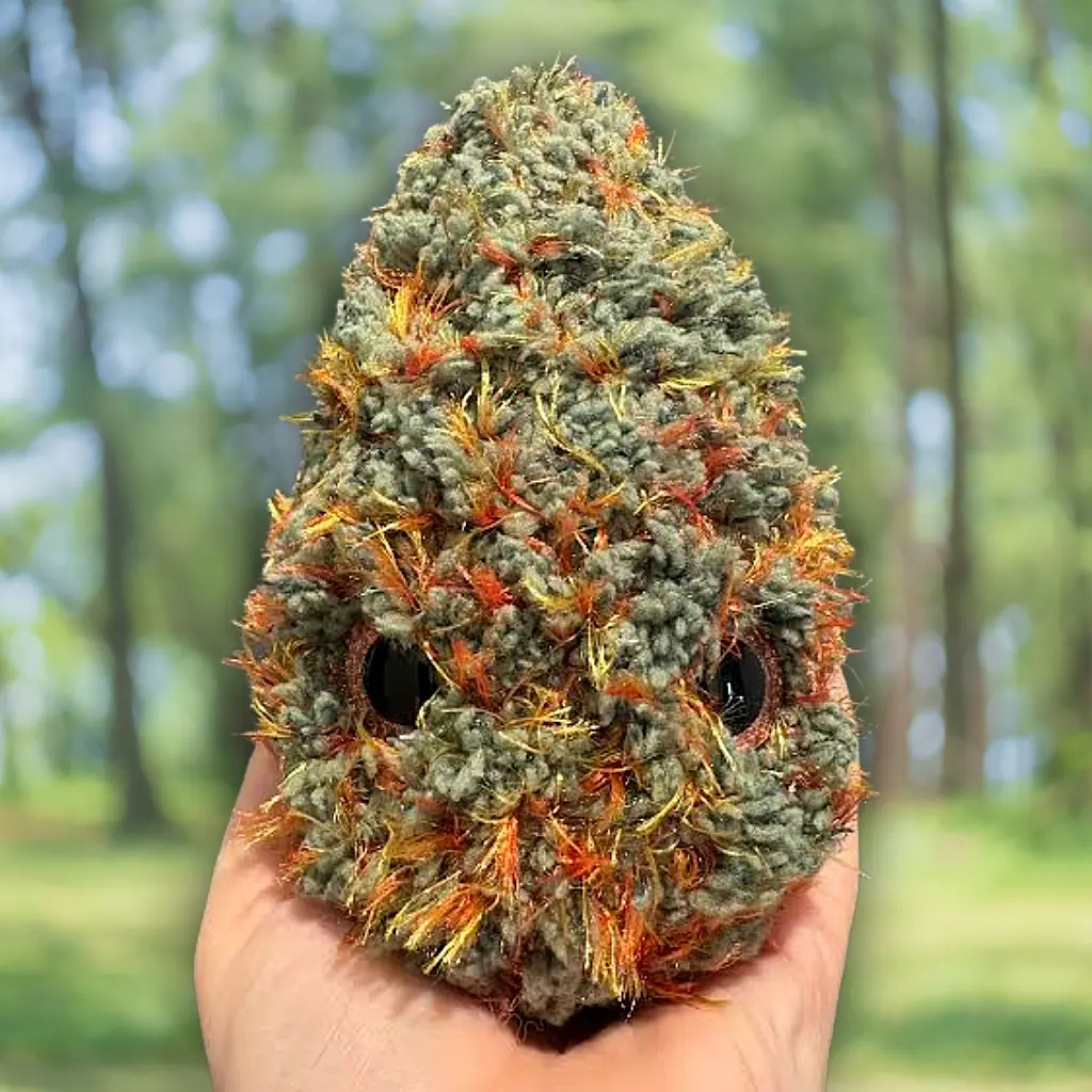 Baby NugBud Handmade Crochet Nugget Plushie