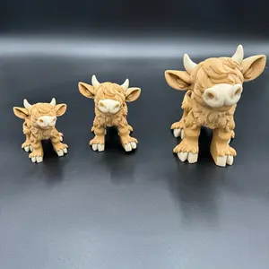 3D Printed Highland Cow