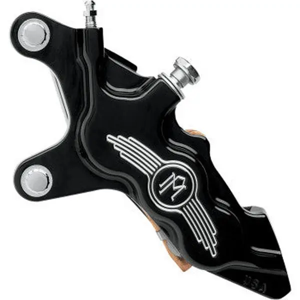 PERFORMANCE MACHINE (PM) Six-Piston Differential-Bore Front Caliper - 13" - Left - Contrast Cut - '00-'14