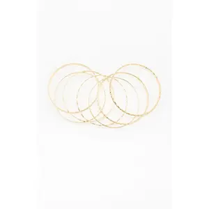 Pacsun Women's Greta Metal Bangle Set