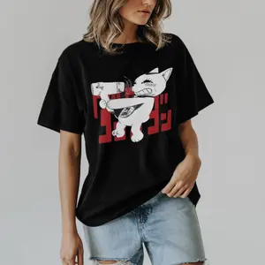 DragonBornual Dandadan Turbo Granny T-shirt Manga Character Unique Cosplay Momo Anime Gift Menswear Top tshirt graphic tee men men gifts blaze clothing Womenswear Black Crewneck Short Sleeve 100% Cotton Comfortable Soft Feel