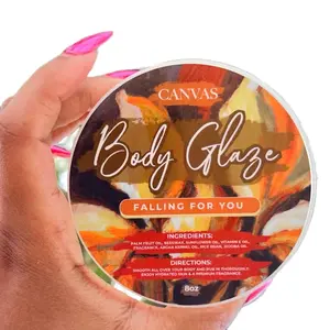Body Glaze Watermelon Wonder Scented Body Lotion 8oz - Argan, Daily Use, Organic Formula with 200g, 100% Fragrance Free
