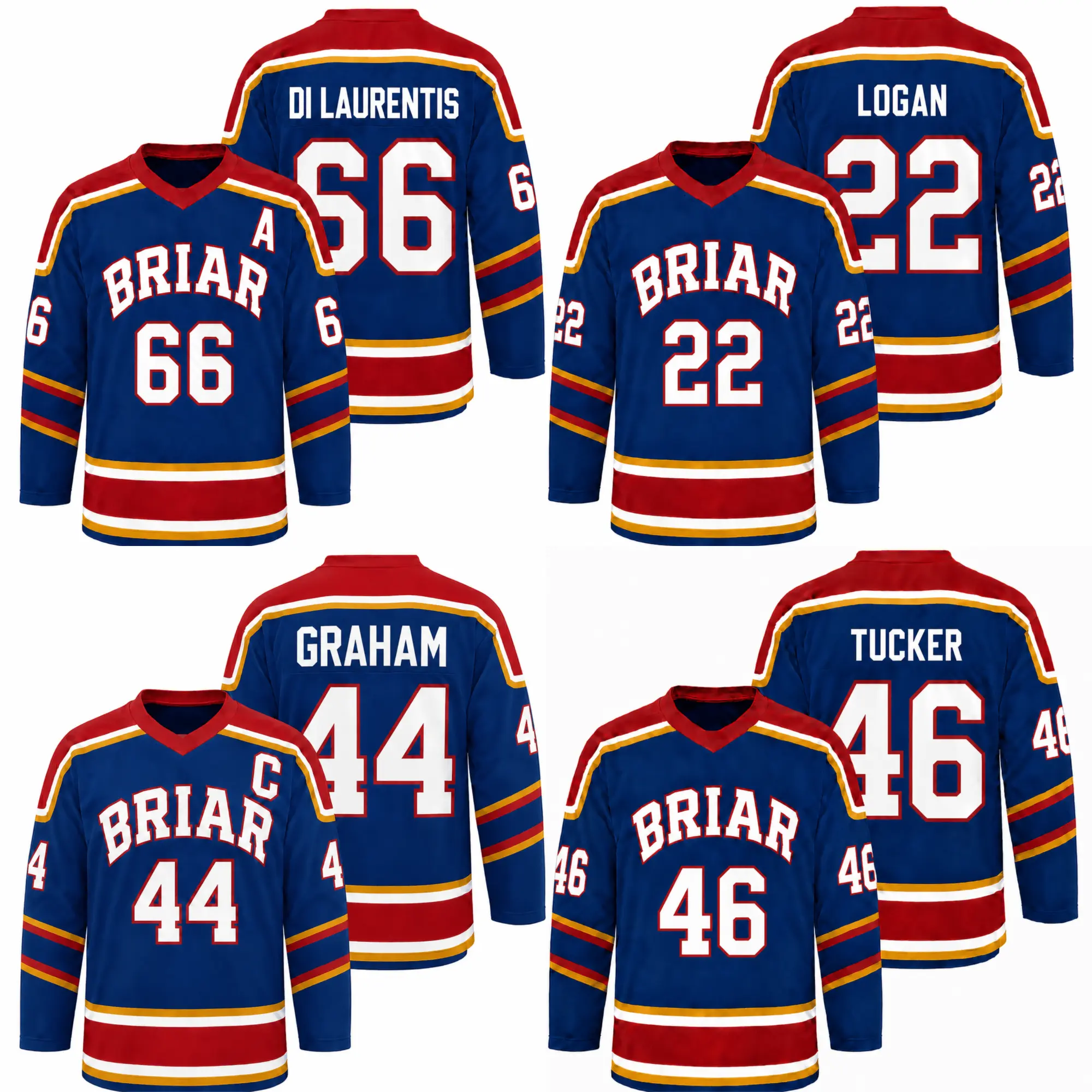 Briiar U Off Campuus Hockey Jersey, Garett GHam 44 Hockey Romance Jersey, Off Cpus Bookish Apparel, Logan, Di L Tucker, Off Cpus Jersey