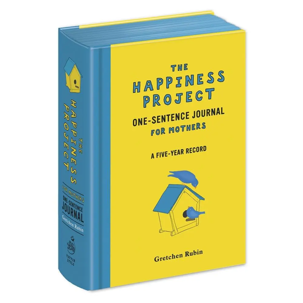 USED Book - The Happiness Project One-Sentence Journal for Mothers: A Five-Year Record by Rubin, Gretchen (Hardcover) - english