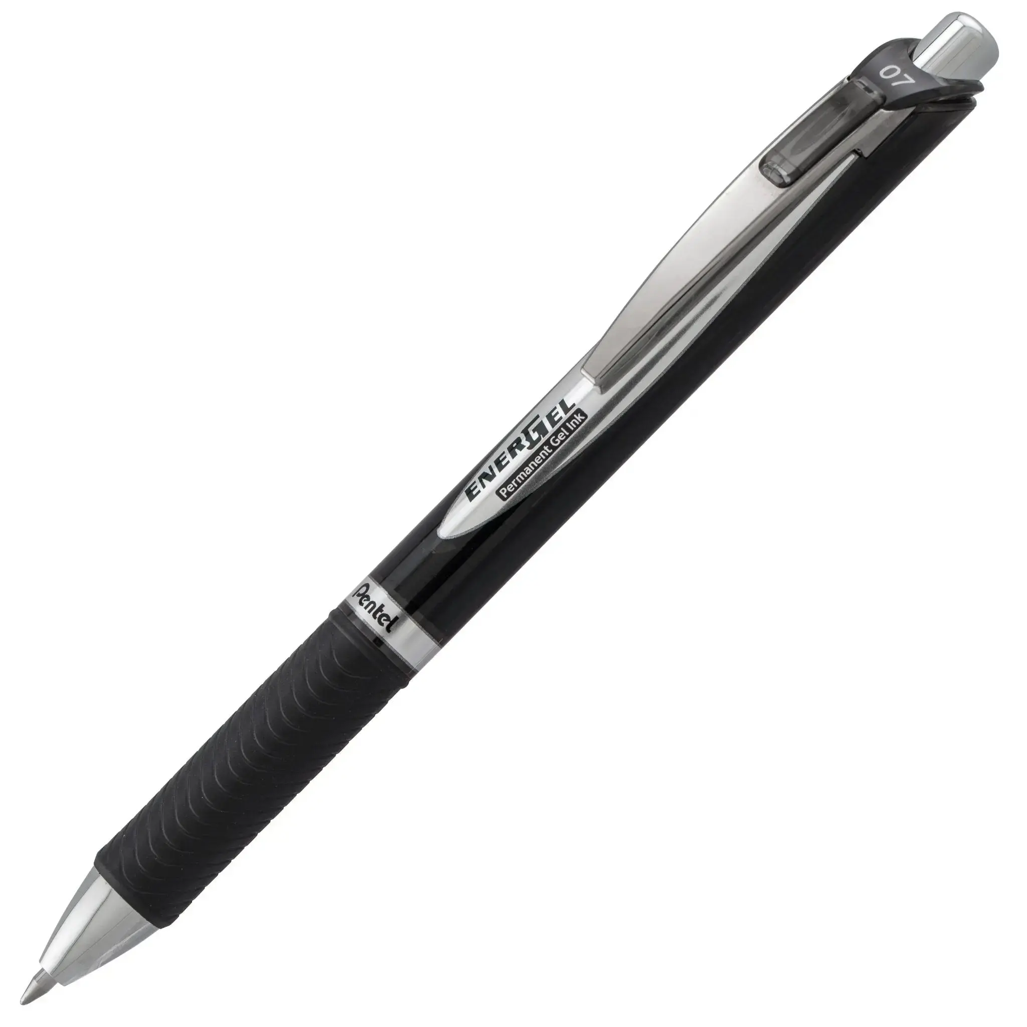 Pentel EnerGel Pro Permanent Gel Pen - 0.7mm Smooth Writing Waterproof Black Gel Pen, Office Stationery Supplies for Computers & Office Use, Smooth Writing Pen