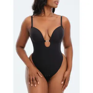 BraSculpt Backless Plunge Bodysuit