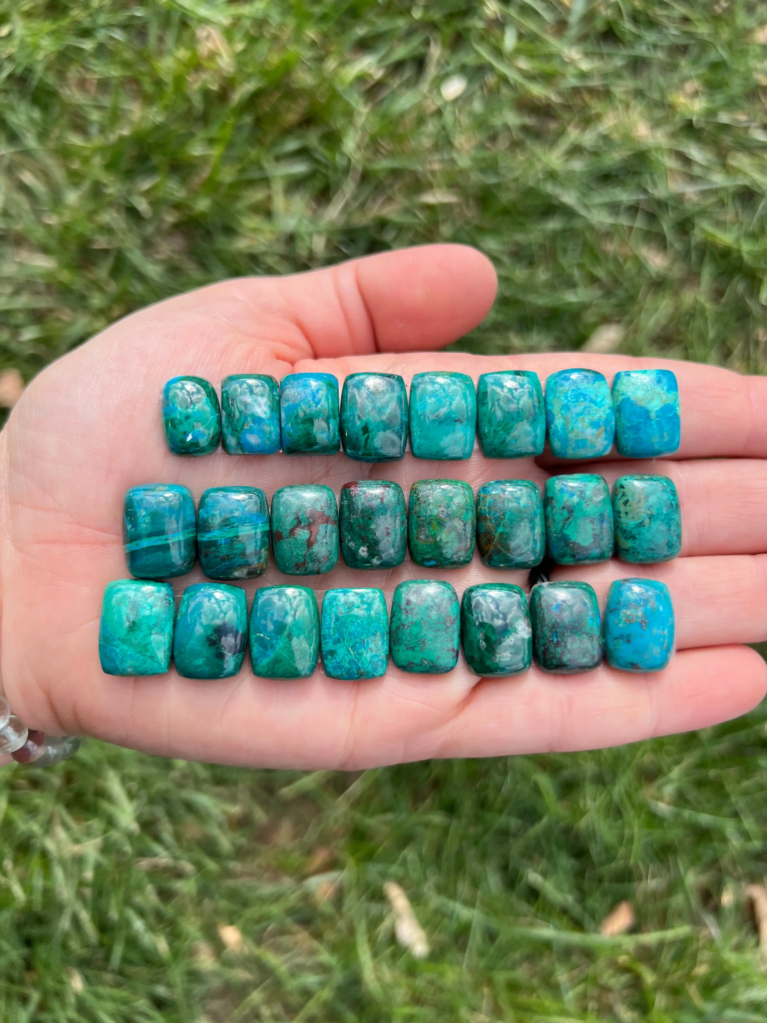 Chrysocolla Cabochon Rectangle