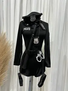 Police Babe Costume (Black)