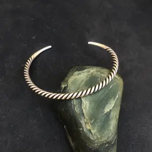 Twisted Wire Hill Tribe Silver Cuff Bracelet