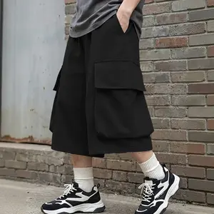 INCERUN Men's Gorpcore Baggy Cargo Shorts Skateboarding Wide Leg Utility Jorts