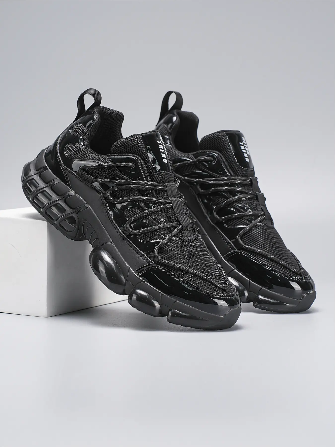 1 Pair Men's Plus Size Breathable Mesh Air Cushion Dad Shoes | Versatile Casual Style | Plus Size Options + Full Air Cushion Cushioning + Breathable & Non-Stuffy | Daily Outings / Commute / Sports / Home, Wide & Fat Feet Friendly Trendy Sneakers