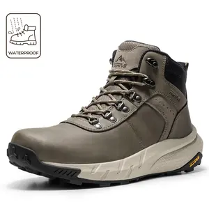 【WATERPROOFING】NORTIV 8 Men's Waterproof Hiking Boots Lightweight Outdoor Mid Trekking Leather Shoes DriftShield Nylon Upper TPU & Oxford Fabric Upper Mesh Lining Vegan Leather & Mesh Insole MD & Rubber Outsole SpringStatements