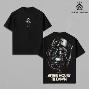 The WK Concert Graphic Tee, Soft Cotton T-Shirt, After Hours Album Style Shirt, Dark Pop R&B Streetwear, Music Fan Inspired