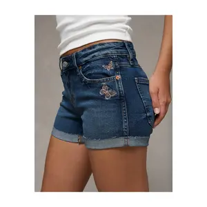 AE Stretch Low-Rise Perfect Denim Midi Short