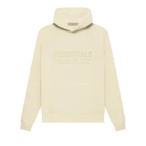 Fear of God Essentials Fleece Hoodie "Egg Shell" Over Sized Fit