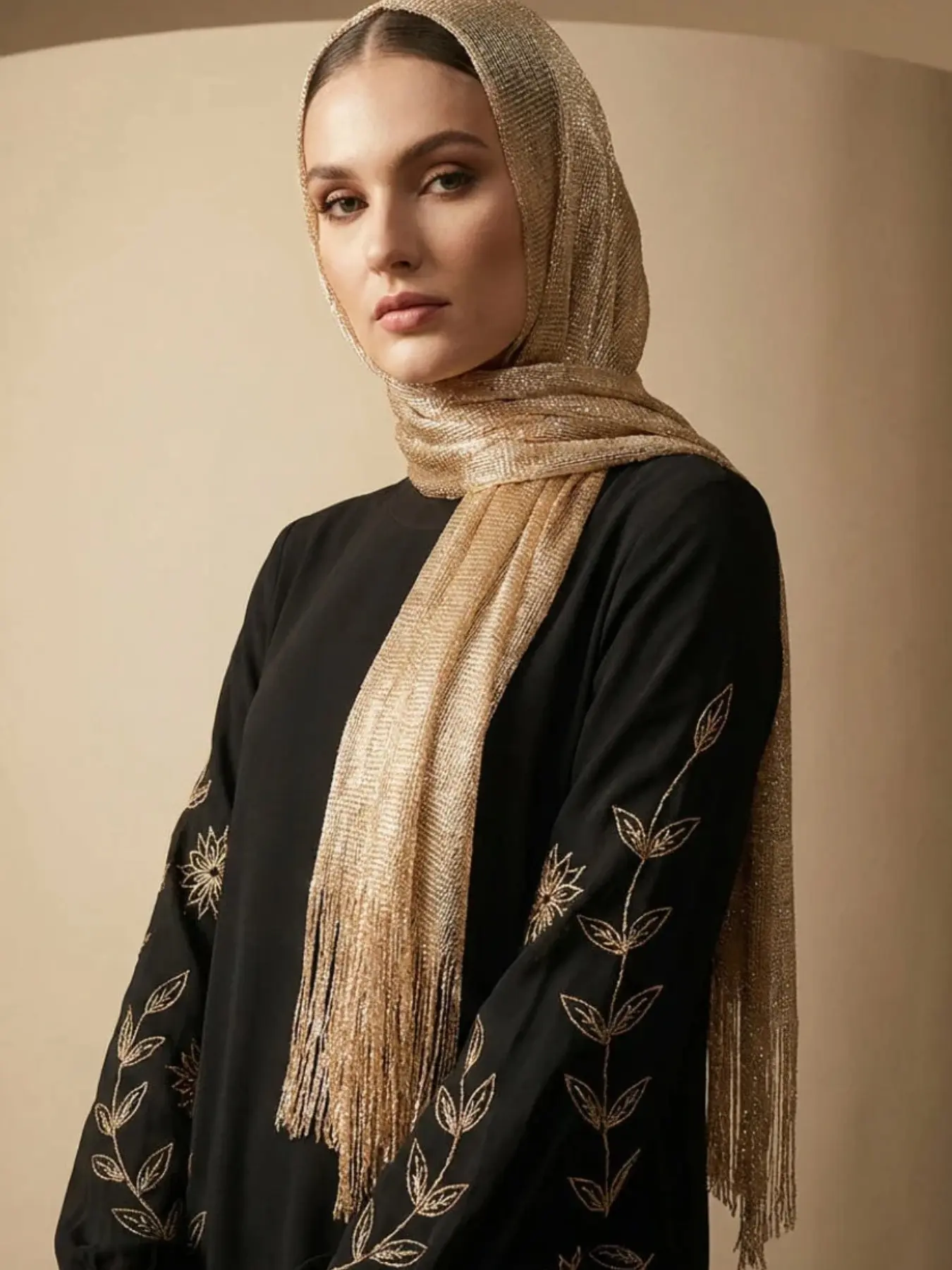Women's Single Color Sequined Fringe Chic Fashion Shawl Wrap, Versatile Beach Scarf, Modest Daily Party Accessory, Modesty