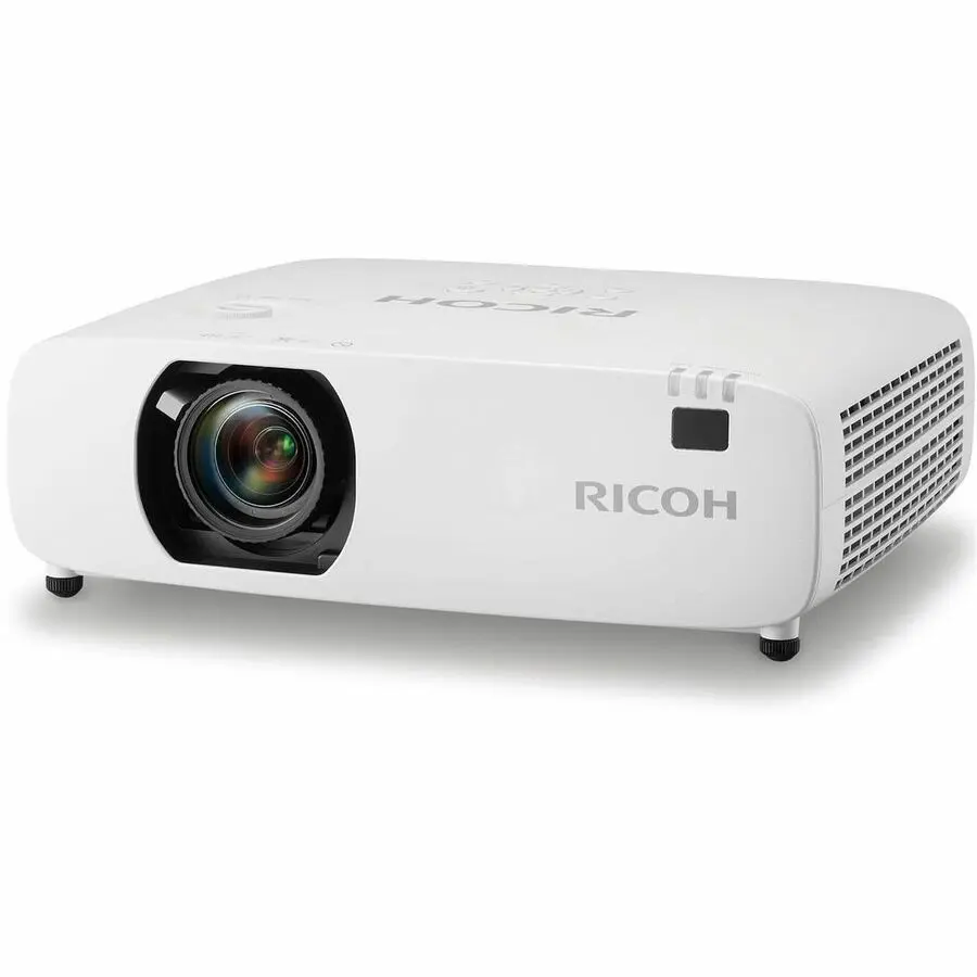 Ricoh PJ WUL5A50 3LCD Laser Projector, 1920x1200 Resolution, 16:10 Aspect Ratio, Portable, Mountable, Audio Support, HDMI Ports, Keystone Fix, Model 432673