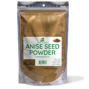 Anise Seed Powder – Sweet Licorice-Flavor Ground Spice for Baking & Tea | 4 oz (113 g) | Herb To Body