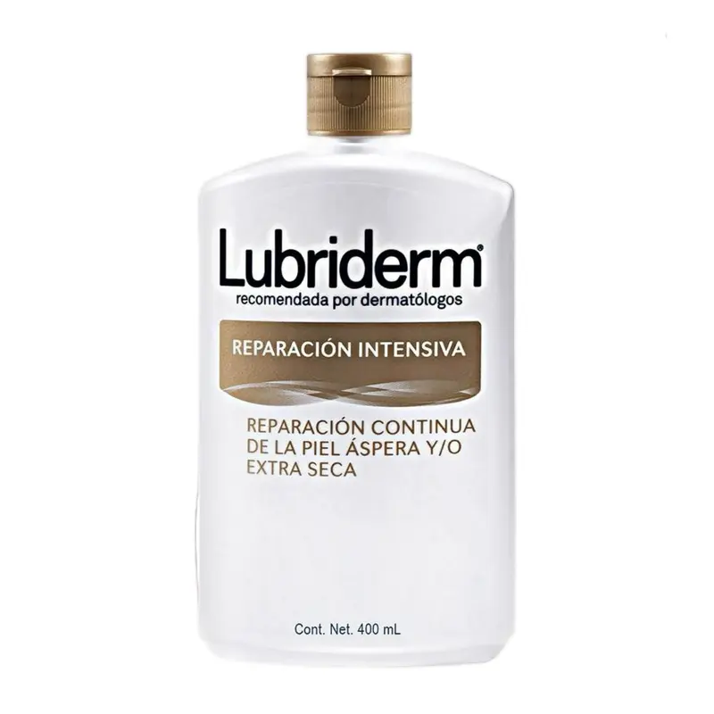 Lubriderm Intensive Repair Body Cream 400ml - Hipoallergenic Formula with Pro-Ceramidas Technology for Dry & Extra Dry Skin
