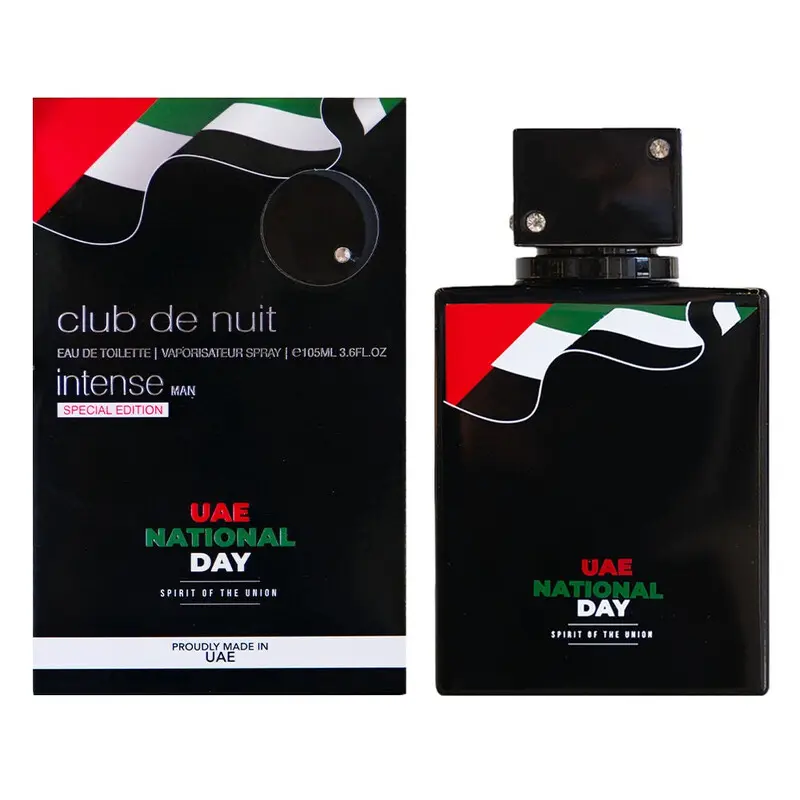 ARMAF CDN Intense for Men UAE National Day Edition Eau de Toilette Spray 3.6 Oz Cologne Perfume Fragrance Fresh Citrus Smoky Woody Limited Edition