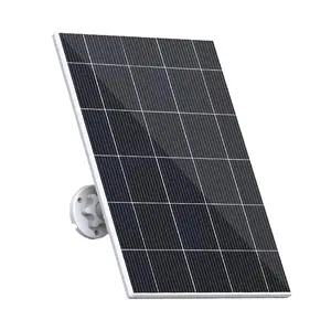 Waterproof 3W/5W Outdoor Solar Charger - Universal Security Camera Power Supply with 360° Rotating Mount, USB-C/Micro USB Dual Ports, All-Weather IP65 Protection (Compatibility Excludes Arlo/Blink/Ring)