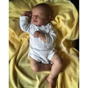 Handmade Vinyl Reborn Doll, Soft Touch, 20 Inch Realistic Lifelike Newborn Doll Full Body Girl Doll, Anatomically Correct, Washable, Perfect Christmas Gift/birthday Present, Soft Dolls