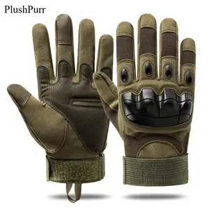 Multi-Purpose Tactical Work Gloves – Full Finger Knuckle Protection, Touchscreen, Non-Slip Breathable Design, Unisex for Outdoor, Motorcycle, Hunting & Training, Great Gift for Dad