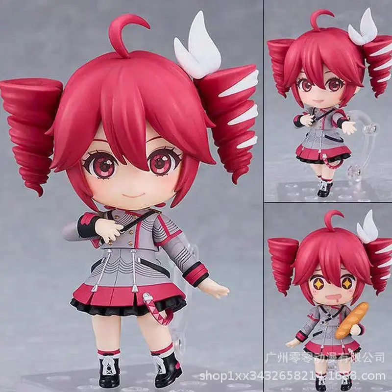 Q Version Nendoroid 2344 Kasane Teto PVC Action Figure Dolls, Collectible Model with Interchangeable Faces, Desktop Ornament, Toys & Hobbies Gift