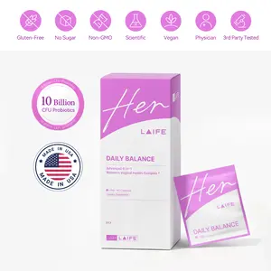 Laife Women’s Daily Balance Capsules – 10 Billion CFU Vaginal-Specific Probiotic – Feminine & Hormonal Balance Support – With Flaxseed, Fenugreek, Damiana & Urolithin A – Intimate & Whole-Body Wellness for Women-60 capsules