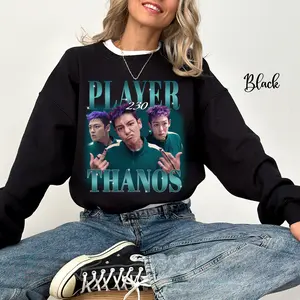 Player 230 THANOS Squid Game Sweatshirt, TOP Thanos Sweatshirt, Squid Game2 Sweatshirts, Thanos  230 Sweatshirts, Graphic Choi Seung Hyun Sweatshirts
