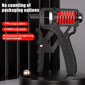 11-364 lbs Hand Grip Strengthener Workout ForearmGrip Adjustable Resistance Hand Gripper FingerStretcher Grip Ring Stress Relief for Athletes