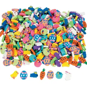 Colorful Mini Easter Eraser Assortment - 500 Pc. for Fun Celebrations