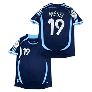 Retro Away Soccer Jersey – Messi #19 Football Shirt, Quick-Dry Athletic Fan Apparel