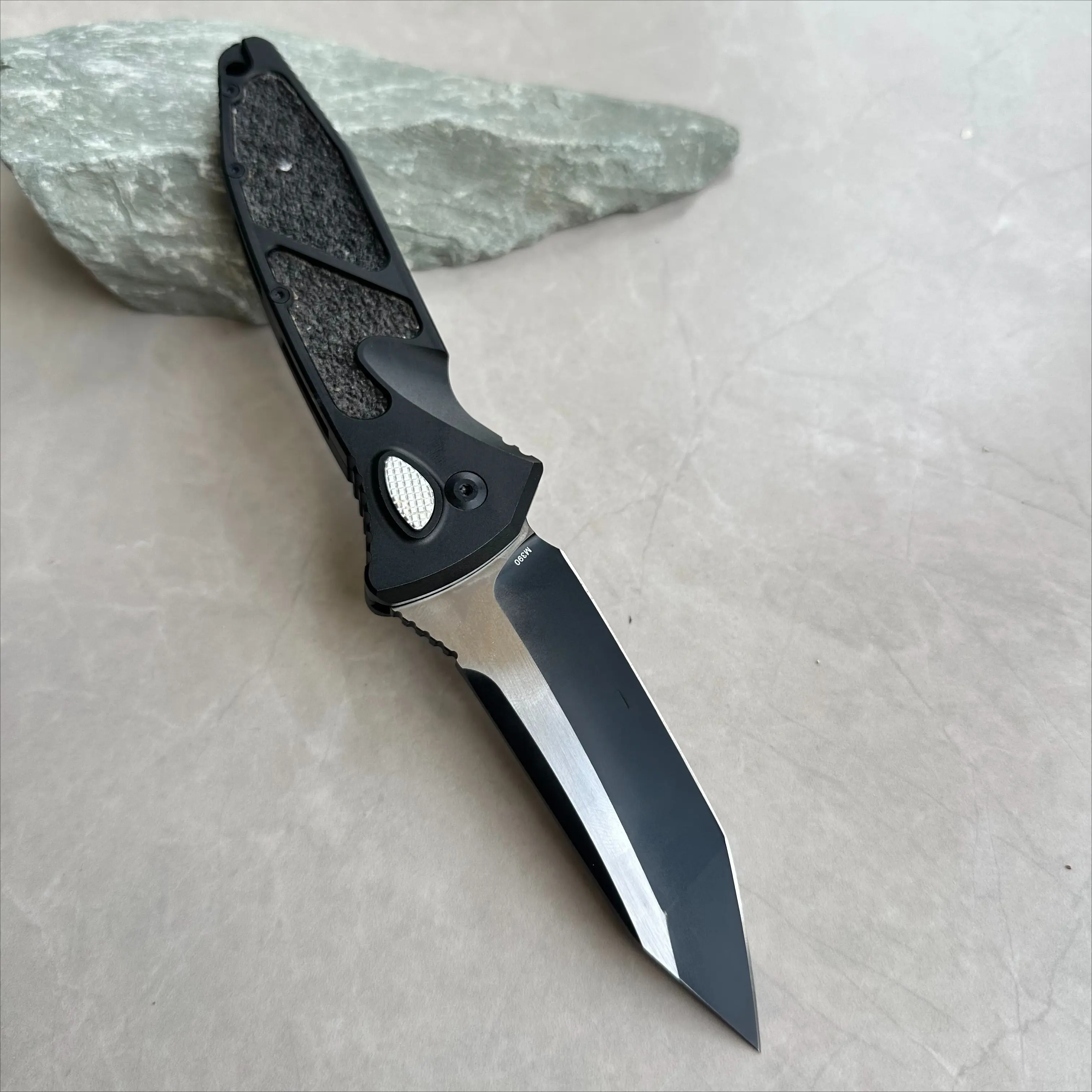 Outdoor Folding Knife High Hardness M390 Aluminum Alloy Wilderness Razor-Sharp Portable Tool Camping Gift Co-Branded Edition Collectible Knife