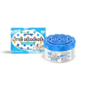 YEGBONG Cat Litter Deodorizing Tank Cat Poop Urine Cleaning Odor Fragrance Mild Ingredients Toilet Deodorizing Gel Litter Deodorizer