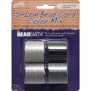 CH018-MX1: S-lon Cord Mix Cool #18 .5mm 4x77YD PK