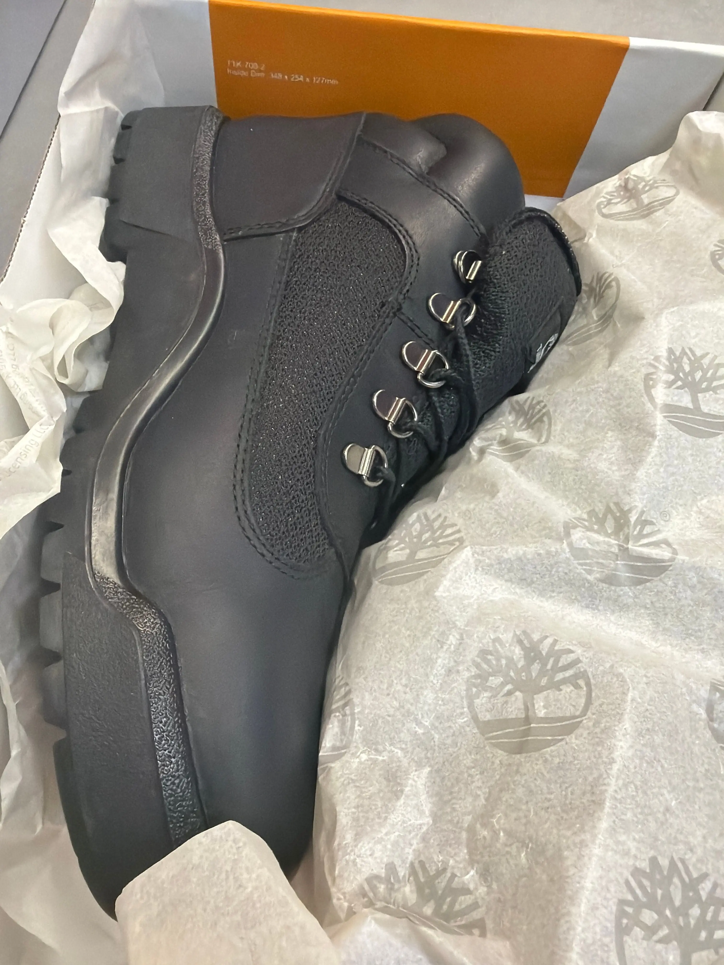 Timberland Field Boot Mid Lace Up Waterproof Black