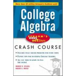 USED-Schaum's Easy Outline: College Algebra by Murray Spiegel (Paperback)