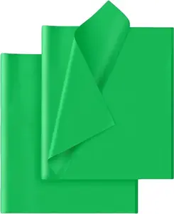 Green Tissue Paper for  Bags - 30 Sheets of Green Wrapping Tissue Paper Bulk Packaging Paper for Weddings Birthday DIY Project Christmas  Wrapping Crafts Decor (14 x 20 Inch)