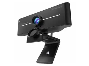 Creative Live! Cam 4K UHD USB Webcam w/ Backlight Compensation - Up to 60 FPS, 95° Wide-Angle Lens, Privacy Lens, Built-in Mics, Plug & Play for PC and Mac